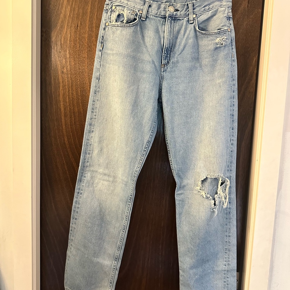 Rag & Bone, women’s, Size 30, Straight Leg, Distressed Jeans